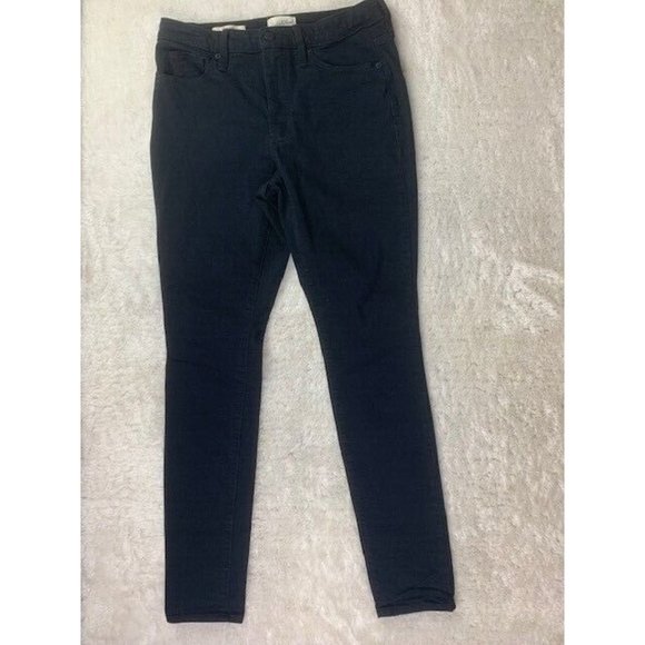 Universal Thread Size 8 Womens Jeans Black High Rise Skinny Stretch - Picture 1 of 6